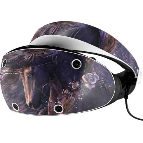 Laurie Prindle Black Rose Unicorn PlayStation VR2 Skin