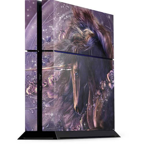 Laurie Prindle Black Rose Unicorn PS4 Console Skin
