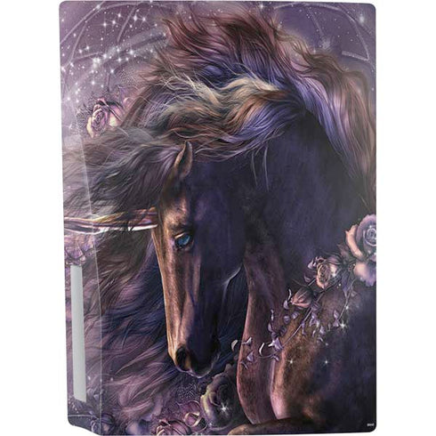 Laurie Prindle Black Rose Unicorn PS5 Console Skin