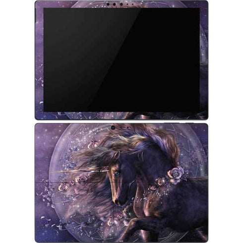 Laurie Prindle Black Rose Unicorn Surface Pro 6 Skin