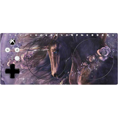 Laurie Prindle Black Rose Unicorn Xbox Adaptive Controller Skin