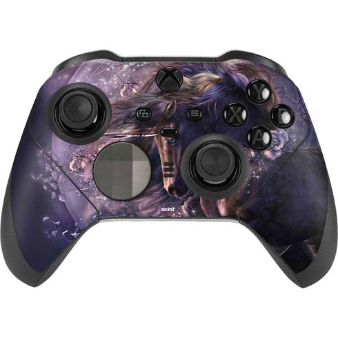 Laurie Prindle Black Rose Unicorn Xbox Elite Wireless Controller Series 2 Skin