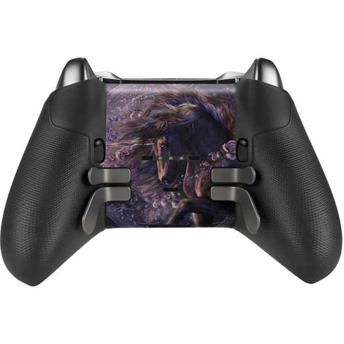 Laurie Prindle Black Rose Unicorn Xbox Elite Wireless Controller Series 2 Skin