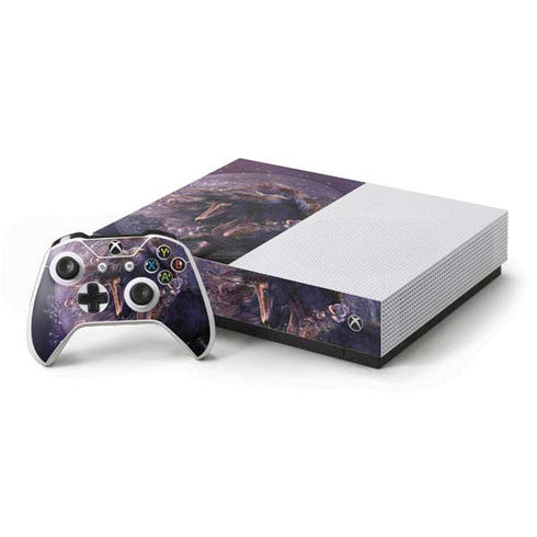 Laurie Prindle Black Rose Unicorn Xbox One S All-Digital Edition Bundle Skin