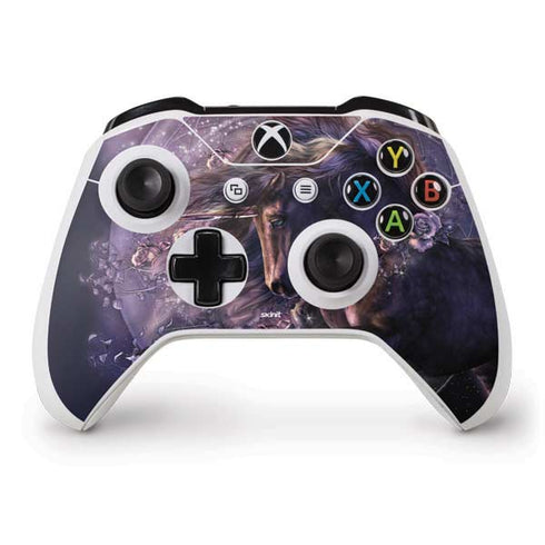 Laurie Prindle Black Rose Unicorn Xbox One S Controller Skin