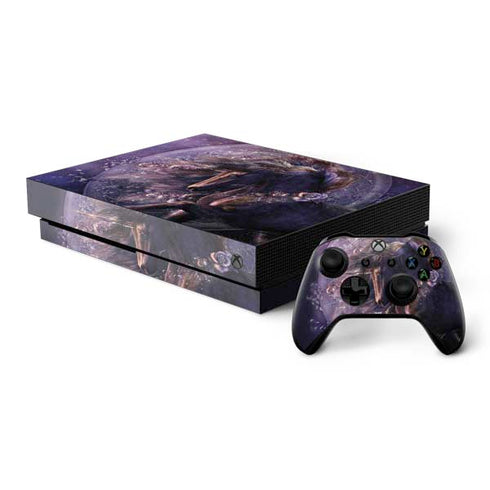 Laurie Prindle Black Rose Unicorn Xbox One X Bundle Skin