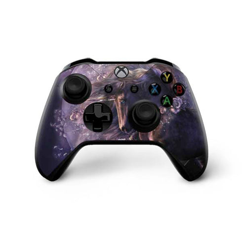 Laurie Prindle Black Rose Unicorn Xbox One X Controller Skin