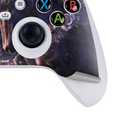 Black Rose Unicorn by Laurie Prindle Xbox Series S Skins