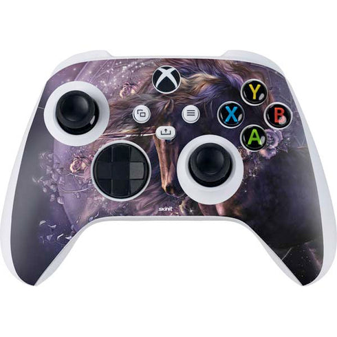 Laurie Prindle Black Rose Unicorn Xbox Series S Controller Skin