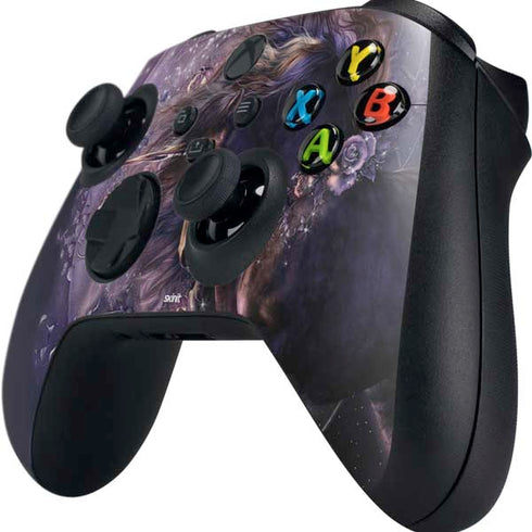 Laurie Prindle Black Rose Unicorn Xbox Series X Controller Skin