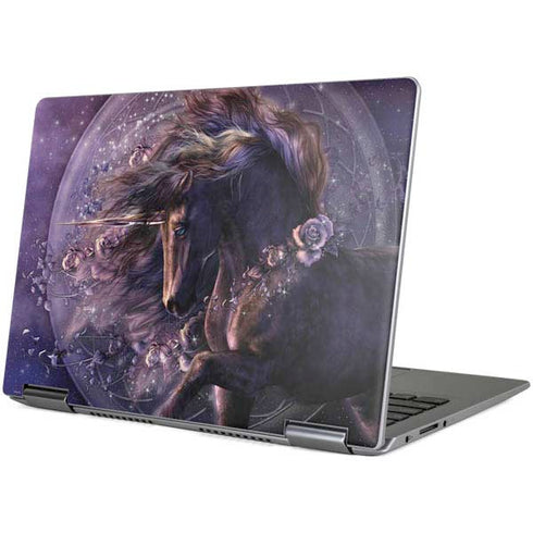 Laurie Prindle Black Rose Unicorn Yoga 710 14in Skin