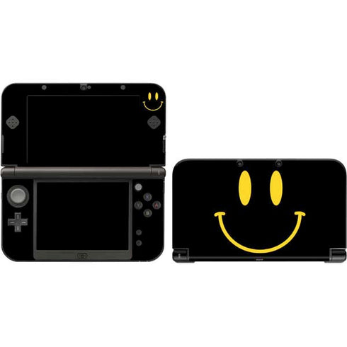 Black Happy Face 3DS XL 2015 Skin