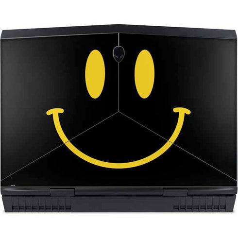 Black Happy Face Dell Alienware Skin