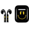 Black Happy Face Apple AirPods 2 Skin