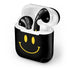 Black Happy Face Apple AirPods Skin