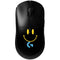 Black Happy Face G Pro Wireless Gaming Mouse Skin