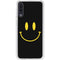 Black Happy Face Galaxy A50 Clear Case