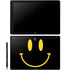 Black Happy Face Galaxy Book 12in Skin