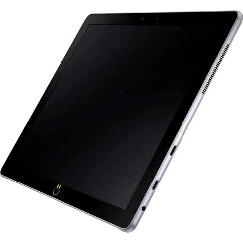 Black Happy Face Galaxy Book 12in Skin