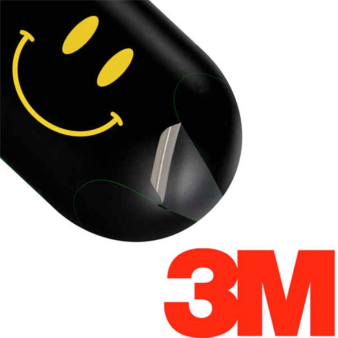 Black Happy Face Galaxy Buds Skin