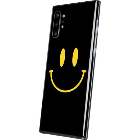 Black Happy Face Galaxy Note 10 Plus Skin