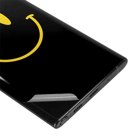 Black Happy Face Galaxy Note 10 Plus Skin