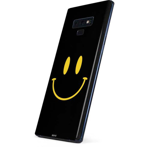Black Happy Face Galaxy Note 9 Skin