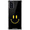 Black Happy Face Galaxy Note20 5G Clear Case