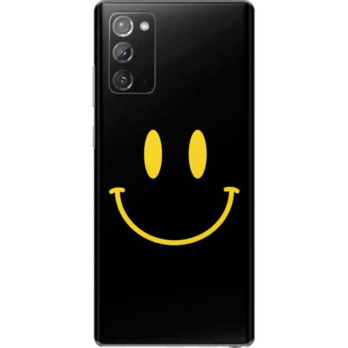 Black Happy Face Galaxy Note20 5G Skin