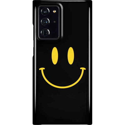 Black Happy Face Galaxy Note20 Ultra 5G Lite Case
