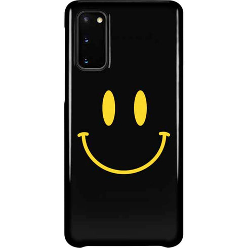 Black Happy Face Galaxy S20 Lite Case