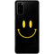 Black Happy Face Galaxy S20 Skin