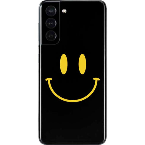 Black Happy Face Galaxy S21 5G Skin
