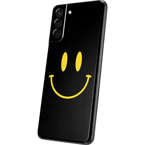 Black Happy Face Galaxy S21 5G Skin