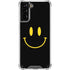 Black Happy Face Galaxy S21 Plus 5G Clear Case