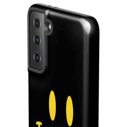 Black Happy Face Galaxy S21 Plus 5G Pro Case