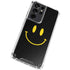 Black Happy Face Galaxy S21 Ultra 5G Clear Case