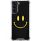 Black Happy Face Galaxy S22 Clear Case