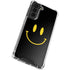 Black Happy Face Galaxy S22 Clear Case