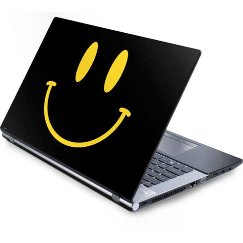 Black Happy Face Generic Laptop Skin