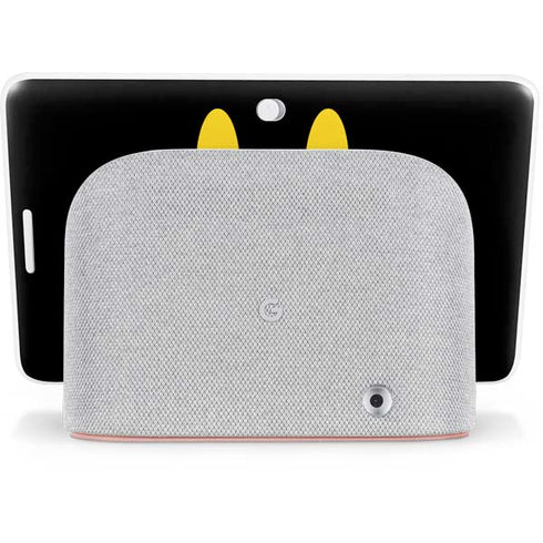 Black Happy Face Google Home Hub Skin