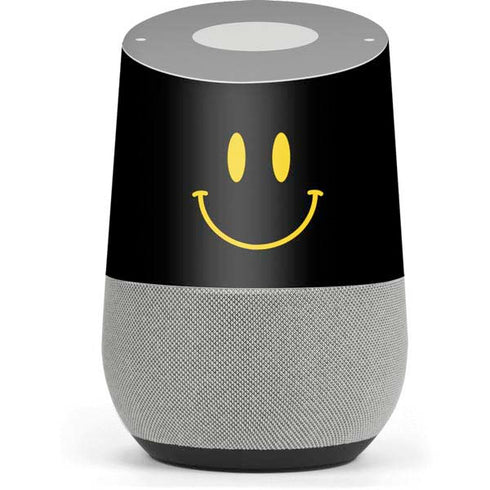 Black Happy Face Google Home Skin