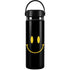 Black Happy Face Hydro Flask 20oz Wide Mouth Skin