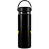 Black Happy Face Hydro Flask 20oz Wide Mouth Skin