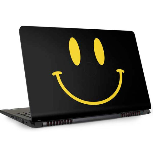 Black Happy Face Dell Inspiron Skin