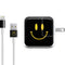 Black Happy Face iPad Charger (10W USB) Skin