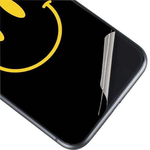 Black Happy Face iPhone 11 Skin