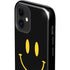 Black Happy Face iPhone 12 Impact Case