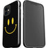 Black Happy Face iPhone 12 Impact Case