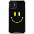 Black Happy Face iPhone 12 Mini Clear Case